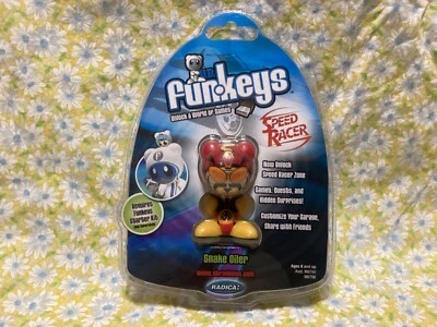 ~ UB FUNKEYS ~ 速度赛车 ~ 蛇油雕像 ~ 美泰 ~ 全新(未开封) — 第 1/2 张图片