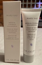 Mary Kay Medium Coverage Foundation Beige 302 Gray Cap 1 Oz. 29 mL 042004