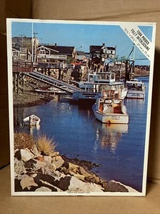 Vintage Whtman 1200-teiliges Puzzle NEU in Verpackung, versiegelt Perkins Cove Ogunquit Maine - Bild 1 von 11
