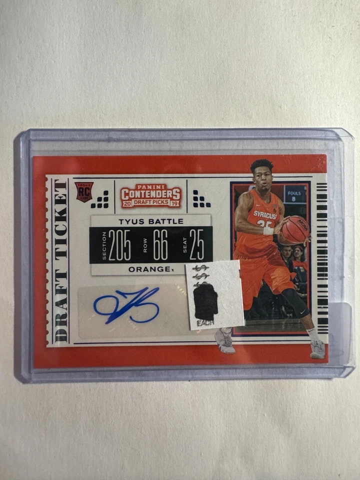 K221,200 - 2019-20 Panini Contenders Draft Picks #115 Tyus Battle Auto RC - Image 1 of 1