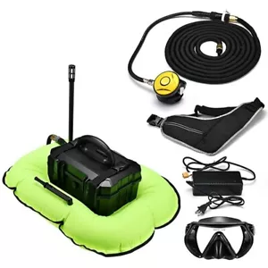 Tauchen Schnorchel Ventilator Tankless Wasserdicht Wiederaufladbar Unterwasser 15M - Bild 1 von 23