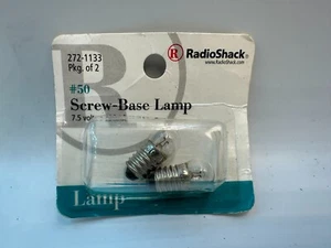 Screw-Base Lamps #50 7.5v 220mA 272-1133 RadioShack ~ NEW - Picture 1 of 2