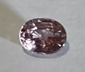 Lovely! VS 1.44ct 7.1x5.7x3.5mm Oval Cut Natural Pink Tanzanian Zircon! - Picture 1 of 3