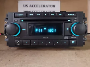 GENUINE 2004 - 2010 CHRYSLER DODGE JEEP Factory Radio Mp3 CD Player REF w/ AUX - Picture 1 of 23