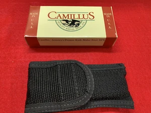 NOS Camillus Two Blade Lockback With Sheath - Picture 1 of 4