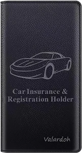 Premium Car Registration and Insurance Card Holder, Car Document Holder for Card - Picture 1 of 12