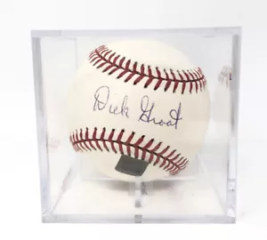 Dick Groat Auto Signed MLB Baseball Ball TOPPS ARCHIVES RESERVE 2001 OML - Picture 1 of 10