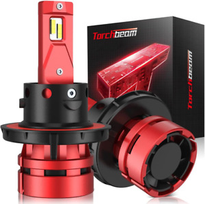 Torchbeam T2 H13/9008 off Road Bulbs Kit, 16000 Lumens 400% Brightness, 60W 6500