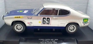 MODELCAR GROUP  1:18 AUTO  FORD CAPRI MK I #69 J.F. PIOT TOUR DE CORSE MCG18298R - Foto 1 di 3