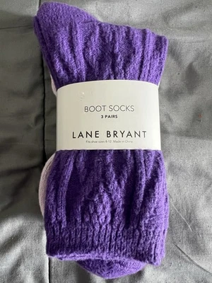 CALCETINES BOTA MUJER LANE BRYANT TALLA 8-12 Foto 1 de 4