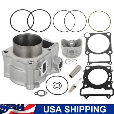Fit Yamaha Wolverine 450 4x4 06-2010 Cylinder Piston Gasket Top End Rebuild Kit Foto 1 de 4