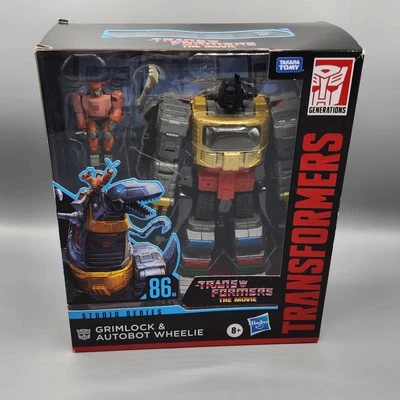 Hasbro Transformers 86-06 Grimlock and Autobot Wheelie / Brand NEW - Image 1 of 4