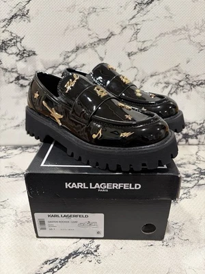Mocasines Karl Lagerfeld Gaston Rocker Negros Nuevos Para Mujer Talla 7M” Foto 1 de 4