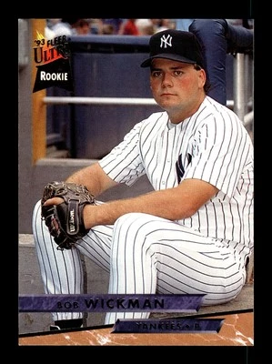 Bob Wickman ⚾ 1993 Fleer Ultra Béisbol #251 NY Yankees RC Novato Foto 1 de 2