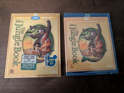 Disney’s The Jungle Book (Blu-ray/DVD, 1967, Widescreen, Slipcover) SEALED! Foto 1 de 3