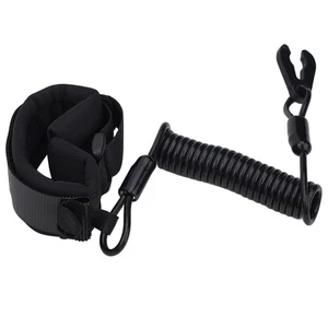 SafetyTether Lanyard Kill Stop Switch Blue & Black Nylon & PC & Rubber - Picture 1 of 12