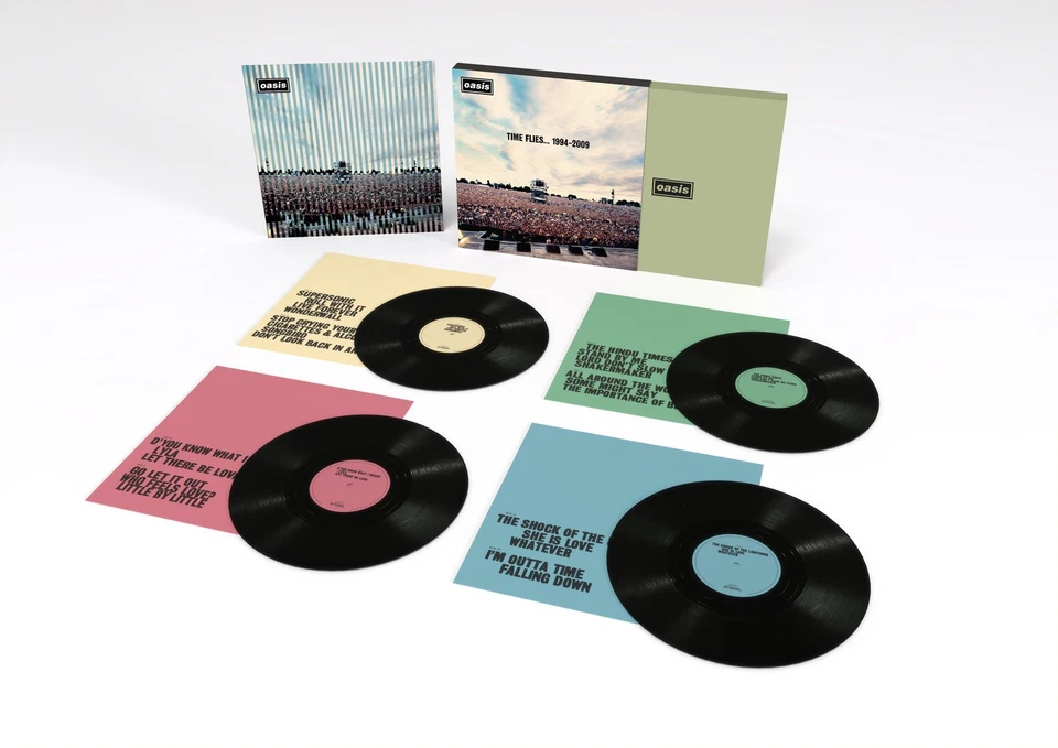 Oasis Time Flies... 1994-2009 (Vinyl) 12" Album Box Set (UK IMPORT) - Image 1 of 1