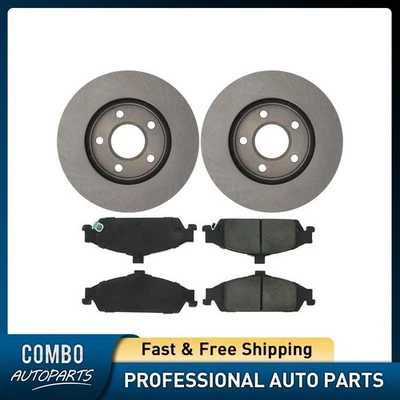 Juego de pastillas de freno de disco delanteras para Chevrolet Malibu 1997-2003 rotor de freno de disco Foto 1 de 4