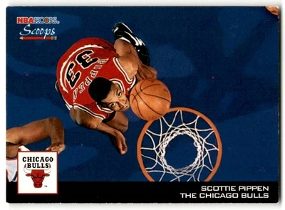 1993-94 Hoops #HS4 Scottie Pippen Scoops Chicago Bulls - Image 1 of 2