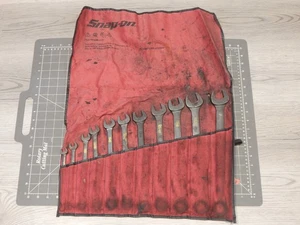 Snap On 11Pc Industrial SAE Combination Wrench Set 3/8" 1" 12Pt GOEX - Foto 1 di 7