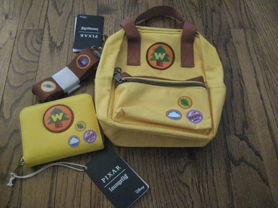 Bolso Bandolera Loungefly Disney Pixar Up Russel Wilderness Explorer + ¡Mini Cartera! Foto 1 de 4
