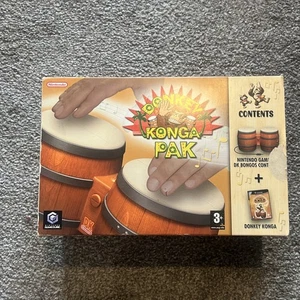 donkey konga bongos (UK) Boxed Complete With Game Lovely Condition - Picture 1 of 8