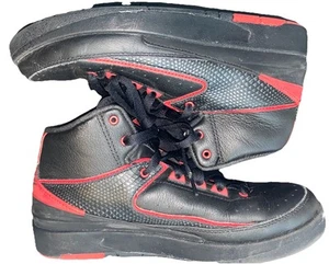 Size 6Y (GS) - Jordan 2 Retro Mid Alternate 87 2016 Red Black - Picture 1 of 9