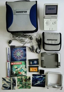 Nintendo Game Boy Advance SP VGC Console Bundle Job Lot Games Cases Accessories - Picture 1 of 14