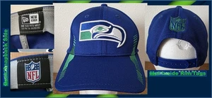 2021 New Era 9FORTY Seattle Seahawks Blue Green Alternate Sideline Snapback Hat - Bild 1 von 19