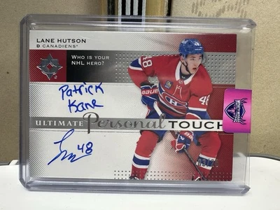 24-25 Ultimate Lane Hutson Ultimate Personal Touch Autógrafo Canadiens 3/25 Foto 1 de 3