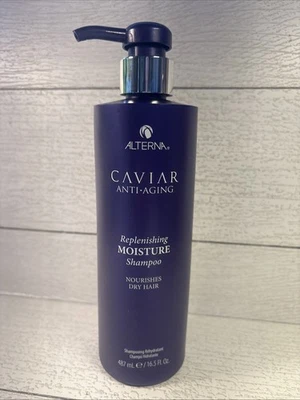Champú hidratante reponedor antienvejecimiento Alterna Caviar botella usada de 16,5 oz Foto 1 de 4