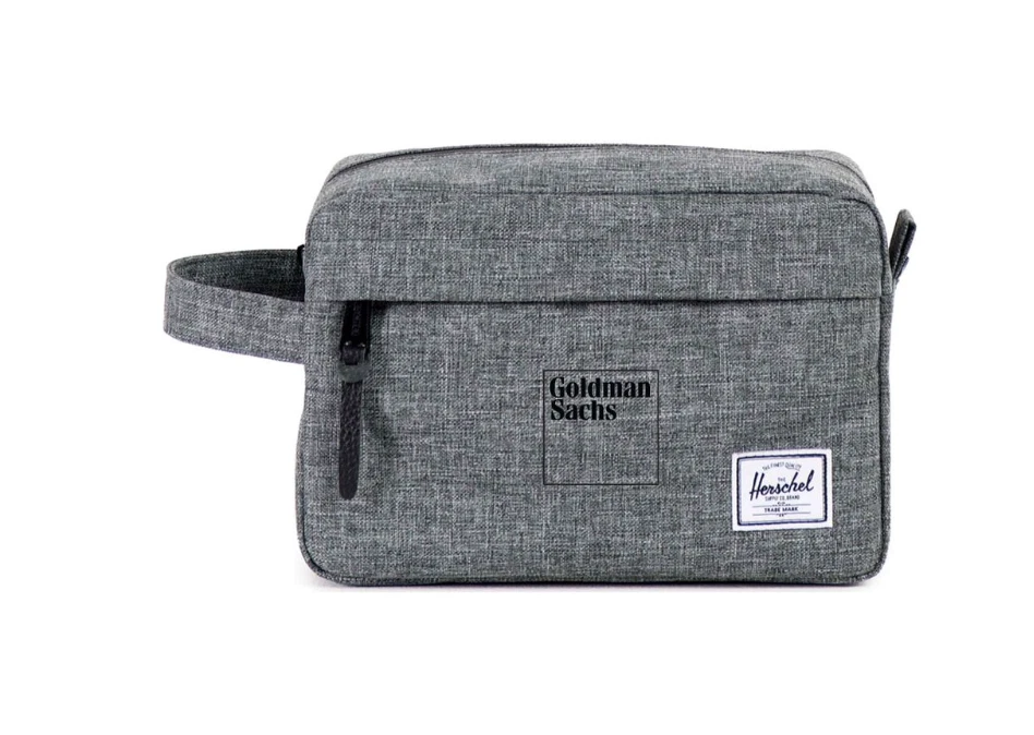 Bolso organizador de viaje Goldman Sachs Herschel 100 % auténtico gris regalo raro Foto 1 de 1