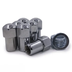 20 Lug Nuts 1/2-20 Chrome Duplex Truck Mag Wheel Nut 1.0" Shank - Picture 1 of 3