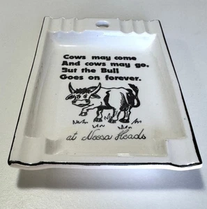 Cows May Come and Cows May Go, But The Bull Goes on Forever Plate Plaque Noosa - Picture 1 of 8
