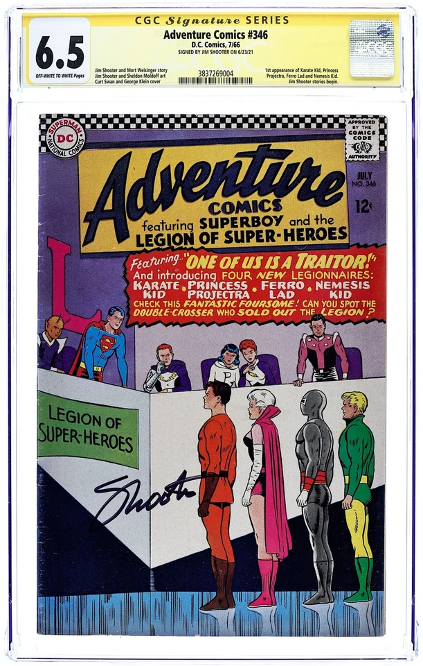 Adventure Comics #346 CGC 6.5 SS Shooter 1966 3837269004 - Image 1 of 2