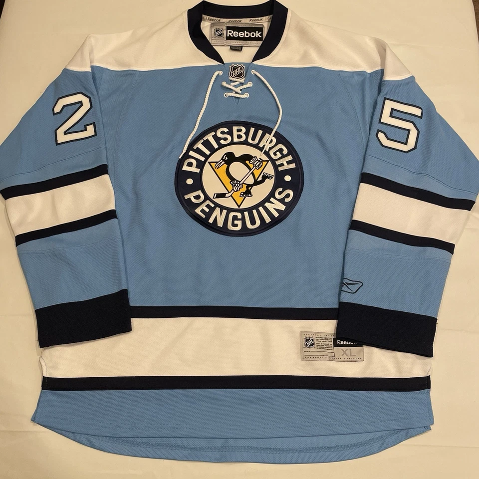 Camiseta deportiva de hockey Reebok Max Talbot Pittsburgh Penguins 2008 NHL azul alternativa XL Foto 1 de 4