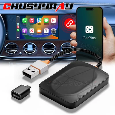 Kit de dongle USB adaptador inalámbrico CarPlay para camioneta Honda Ridgeline Cab 2017-2024 Foto 1 de 4