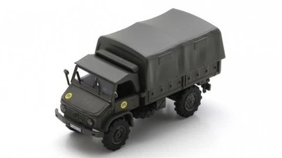 MODELLINO CAMION MILITARE SCHUCO UNIMOG S404 GERMAN ARMY DIECAST SCALA 1/87 - Immagine 1 di 4