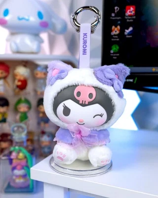 TOP TOY Sanrio Characters Play With Kittens Plush Pendant Blind Box Kuromi New - Image 1 of 4