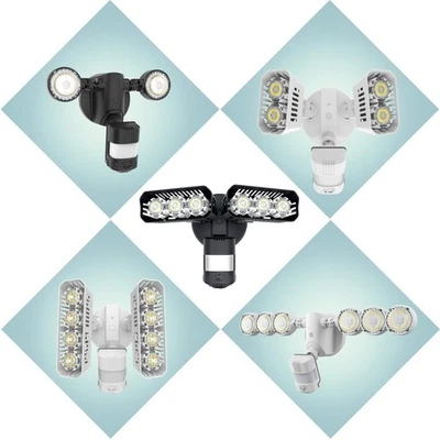 15/27/36/45W LED Fluter mit Bewegungsmelder Außenleuchte Hof Wandleuchte IP65 CE - Bild 1 von 4