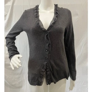 Dana Buchman Gray Womens Size Small Embellished Cardigan NWT - Picture 1 of 11