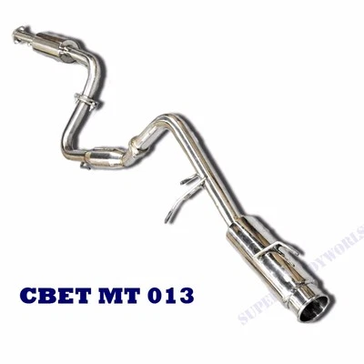 3" SS Catback Exhaust  for 95-99 Mitsubishi Eclipse GST/Spyder GST - Изображение 1 из 2