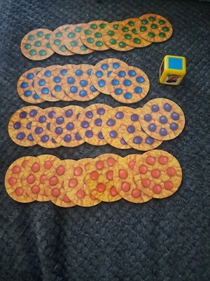 Cookie Cop Game Replacement Parts 1997 27 Cookies, Die Pre-owned  - Image 1 of 4