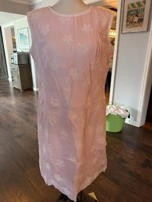 Vestido Vintage Bunny’s Casuals Miami House Algodón Sin Mangas Hecho a Mano Años 70’s Foto 1 de 4