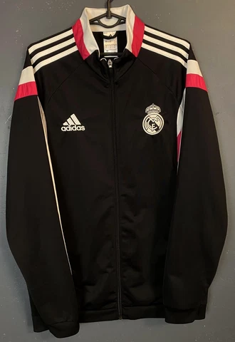 MEN'S ADIDAS FC REAL MADRID 2014/2015 JACKET TRACK TOP SOCCER FOOTBALL SIZE L Cover