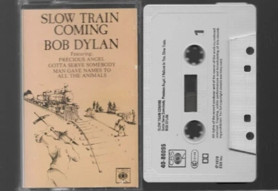 BOB DYLAN SLOW TRAIN COMING 40-86095 CBS 1979 CASSETTE TAPE PLAYS WELL - Image 1 of 2
