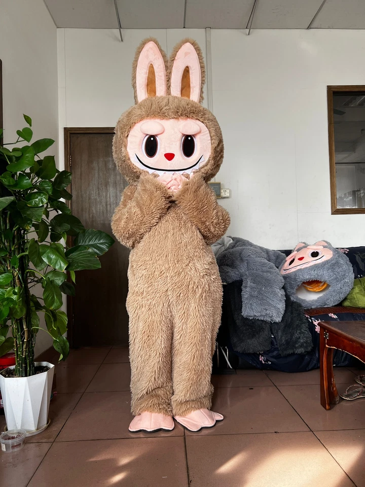 Labubu Cosplay Dibujos Animados Disfraz Mascota Conjunto Ropa Adulto Ropa Comercial Foto 1 de 1