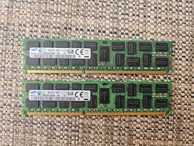 Samsung M393B2G70DB0-YK0 32GB (16Gbx2)2Rx4 PC3L-12800R 1600MHz  Server Memory - Image 1 of 2