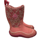 Bottes d'hiver imperméables Muck Pink Hearts enfants taille 5 jeunes filles américaines
