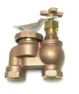 Brass Anti-Siphon 3/4 in. Control Valve Backflow Preventer Irrigation - Picture 1 of 2